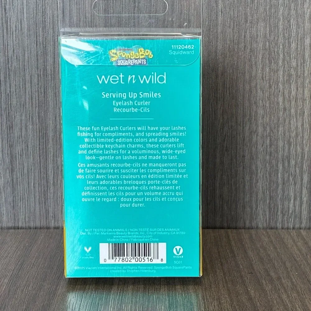 SpongeBob SquarePants Wet N Wild Limited Edition Squidward Eyelash Curler New